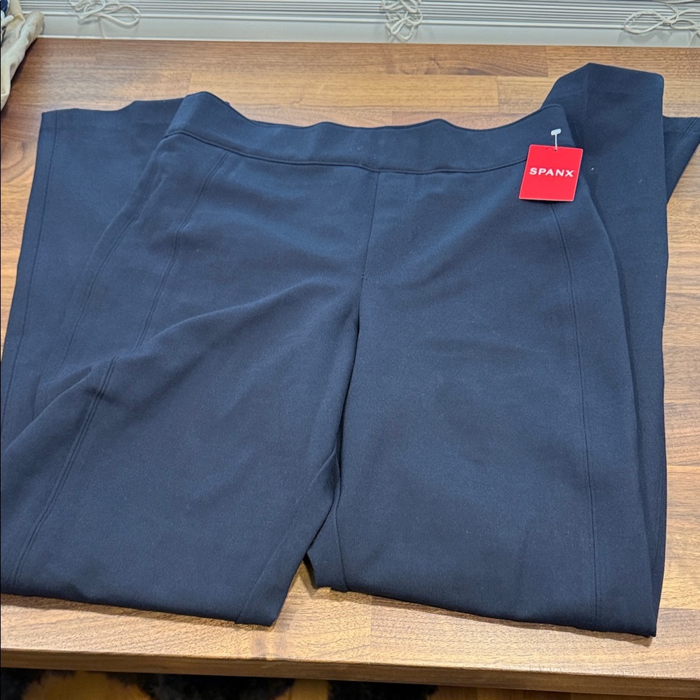 SPANX Dark Navy Straight Leg Pants